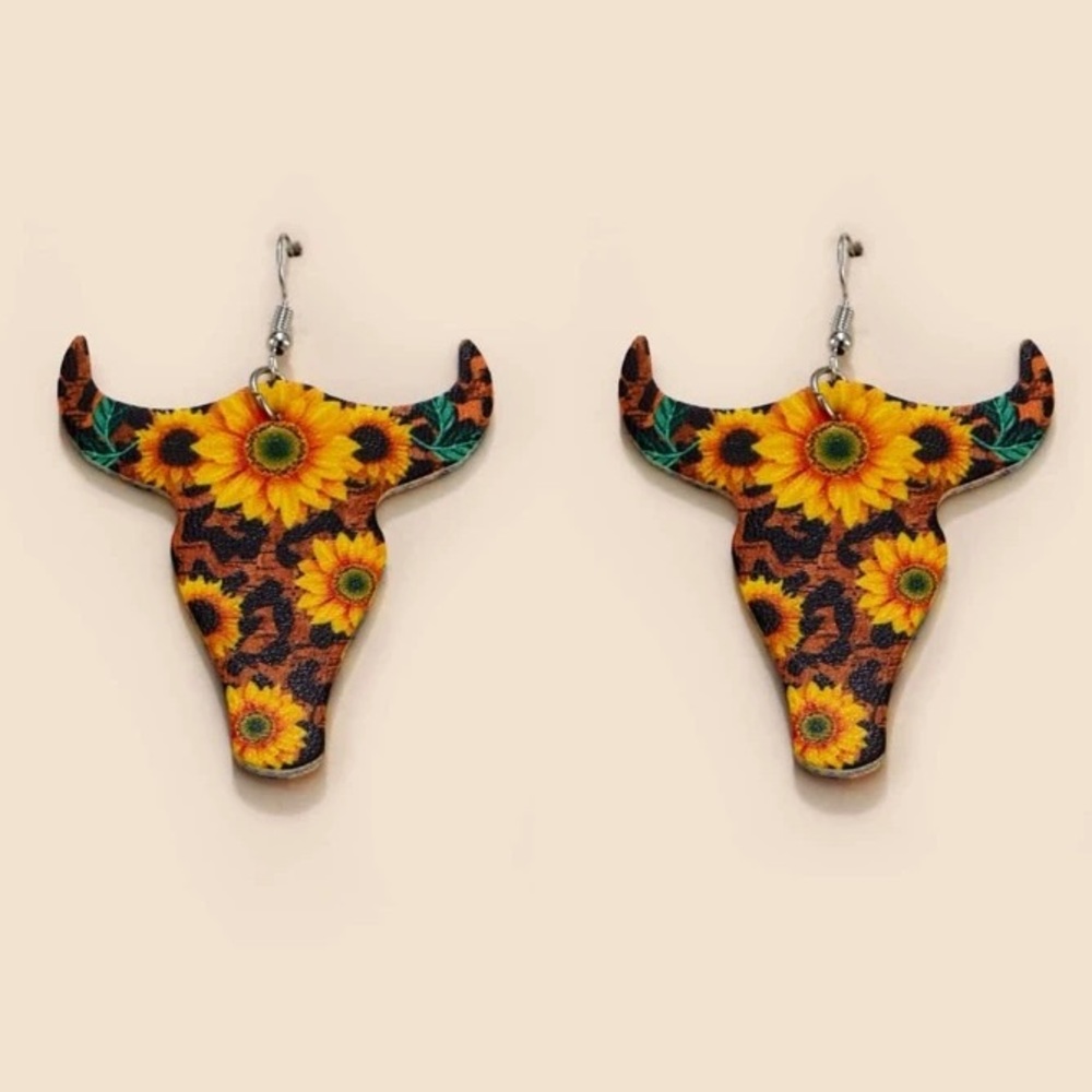 Patterned Earrings - Picture 1 of 3
